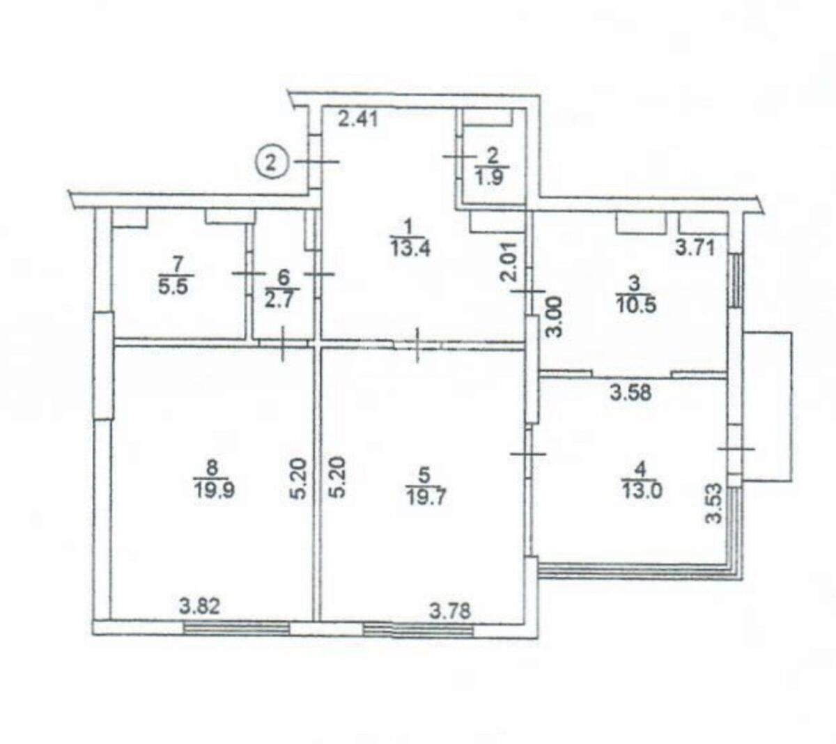2k apartment vul. Dilova 46385521