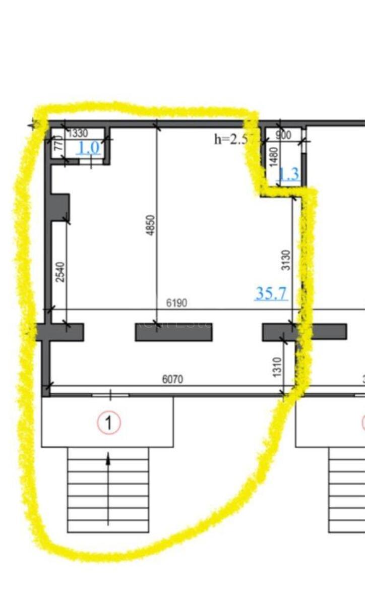 Trade object pr-t Obolons'kyj 12, 36m2624813