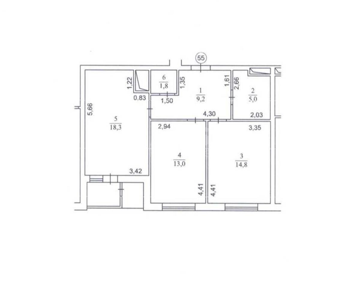 2к квартира ул. Канальная 8630994