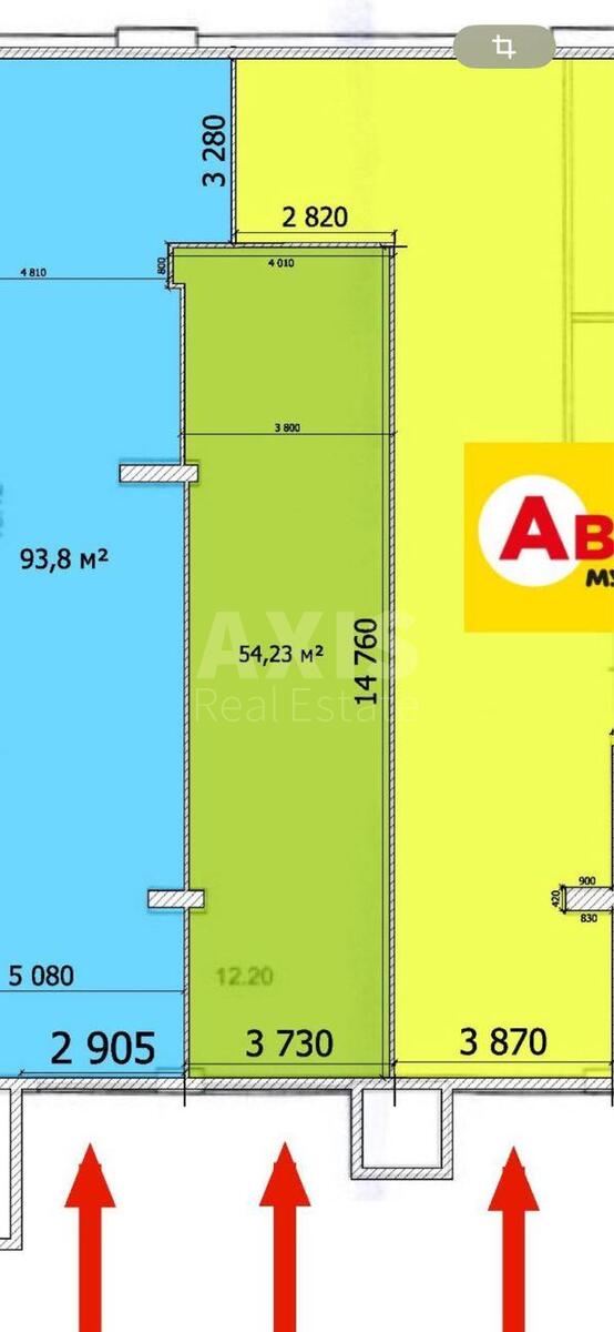 Объект торговли ул. Драгоманова 1Н, 54м2575230