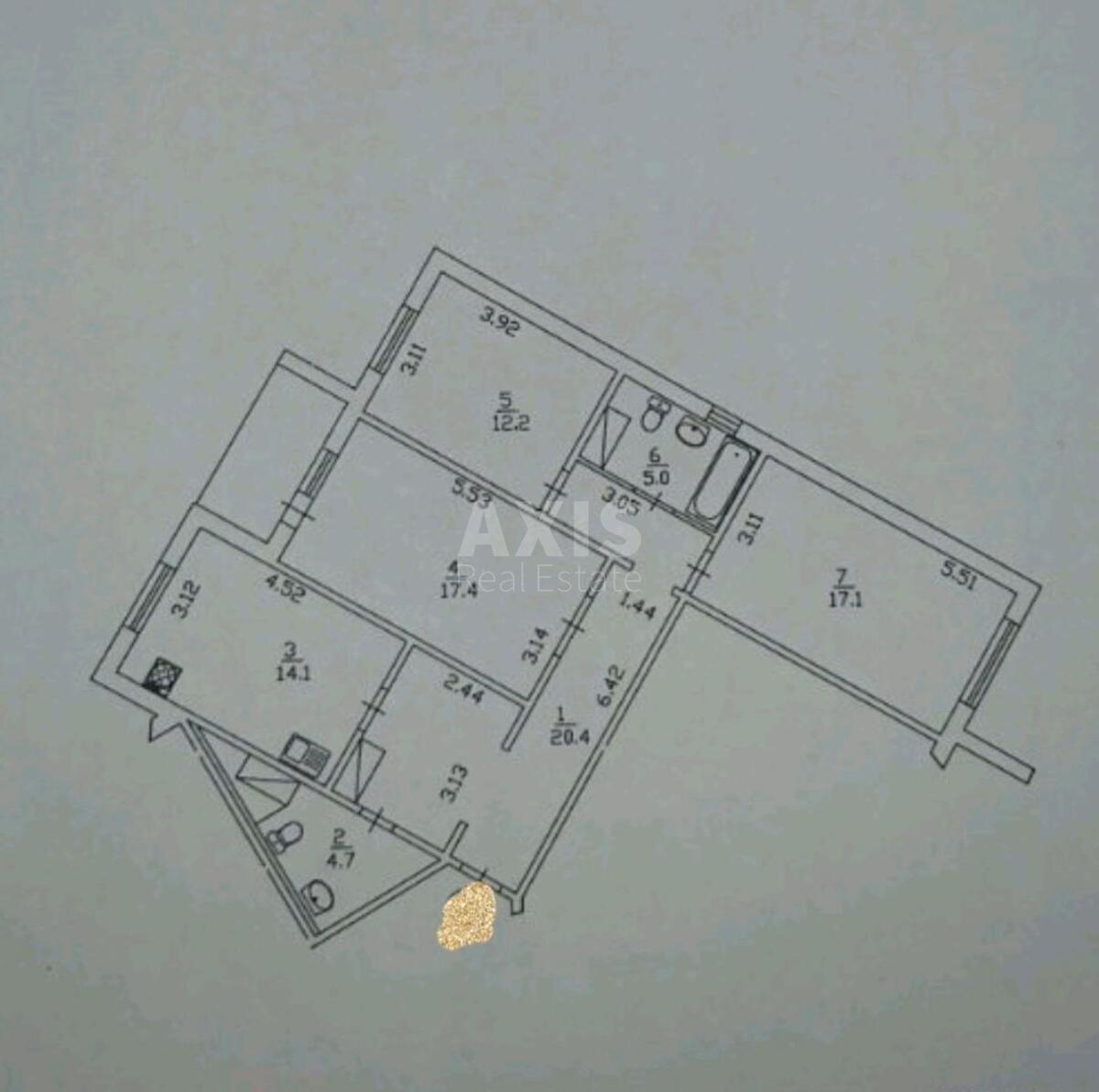 3k apartment pr-t Grygorenka Petra 145941410