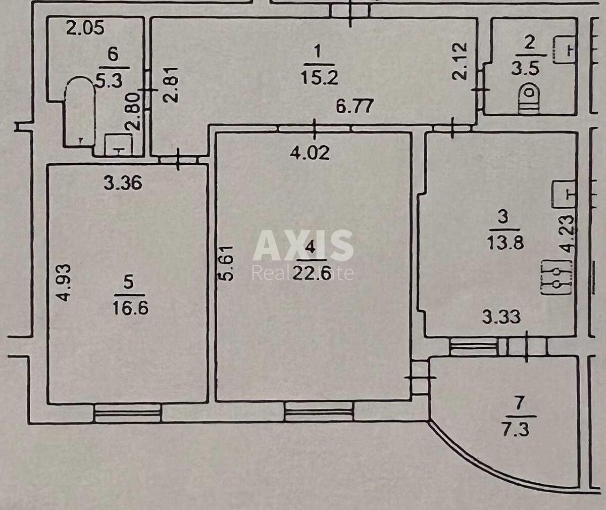 2k apartment vul. Dmytrivs'ka 69570119