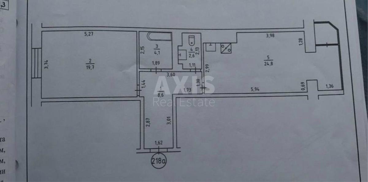 2k apartment vul. Sagajdaka Stepana 101Ш6