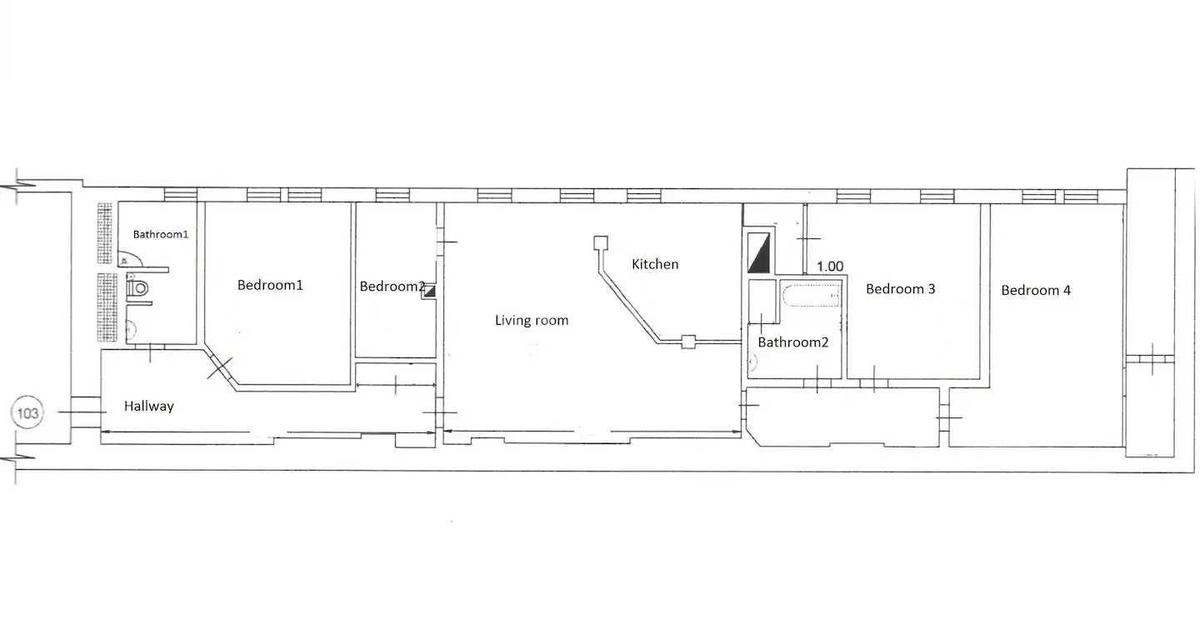 4k apartment vul. Volodymyrs'ka 457