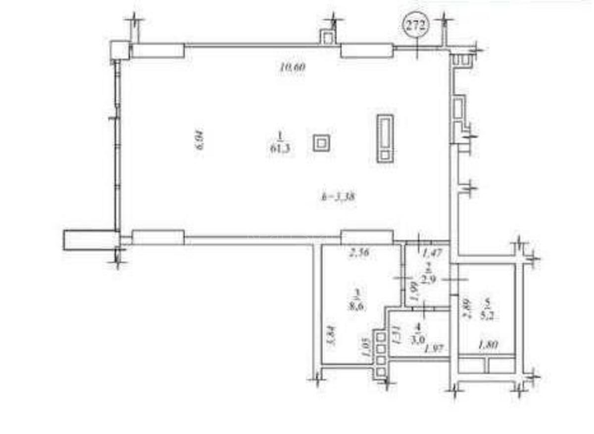 Service object vul. Degtjarivs'ka 17, 81m2603680