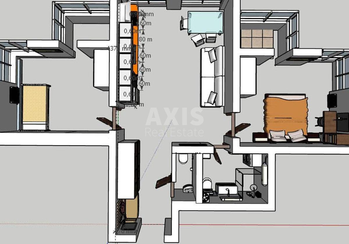 2k apartment vul. Vil'jamsa Akademika 19/147
