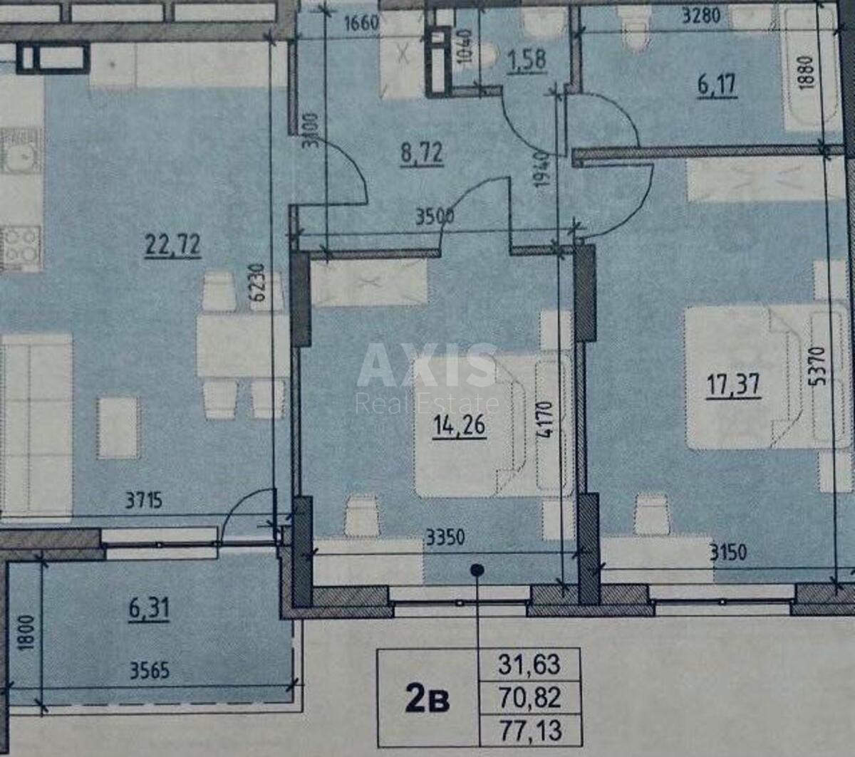 3k apartment pr-t Povitroflots'kyj 56578135