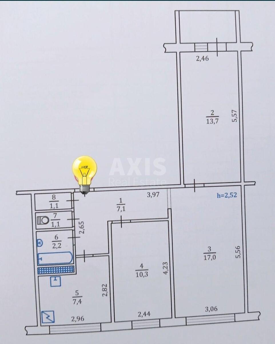 3k apartment pr-t Obolons'kyj 37В10