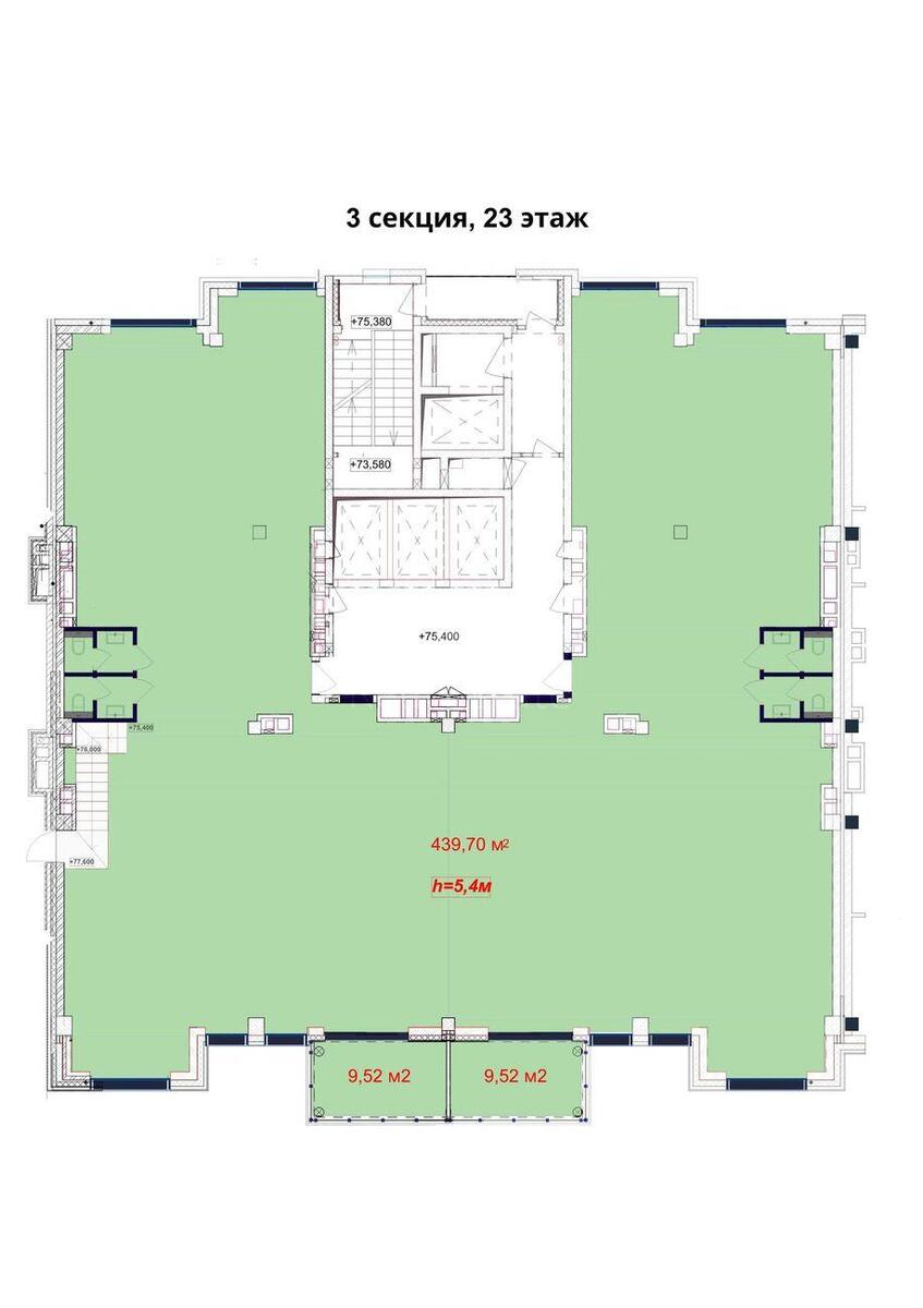 Офис ул. Антоновича 118, 412м29