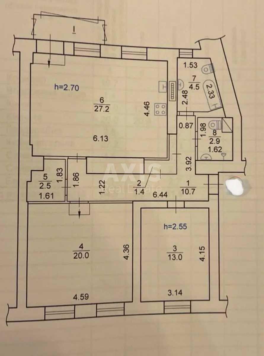 3k apartment vul. Gonchara Olesja 85959117