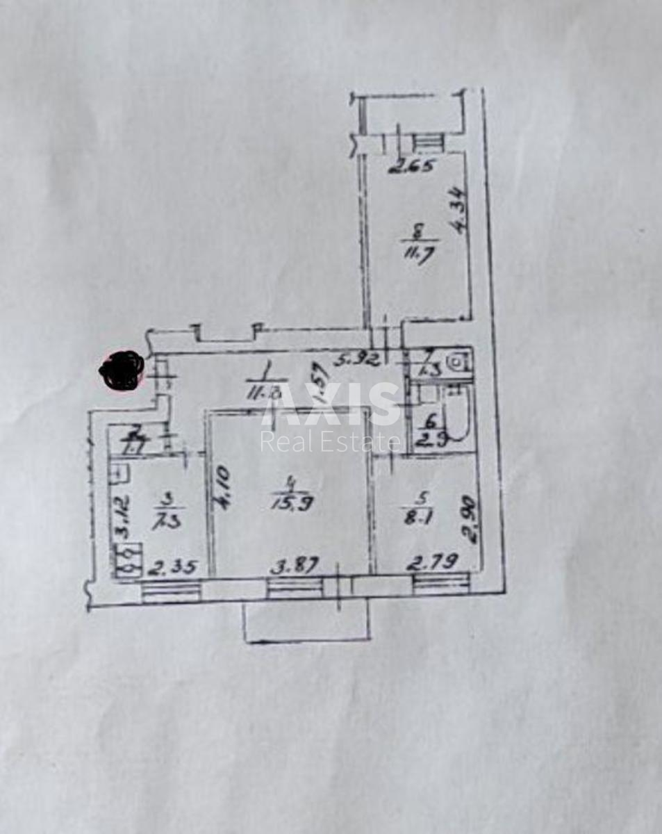 3k apartment vul. Lityns'ka 1а8