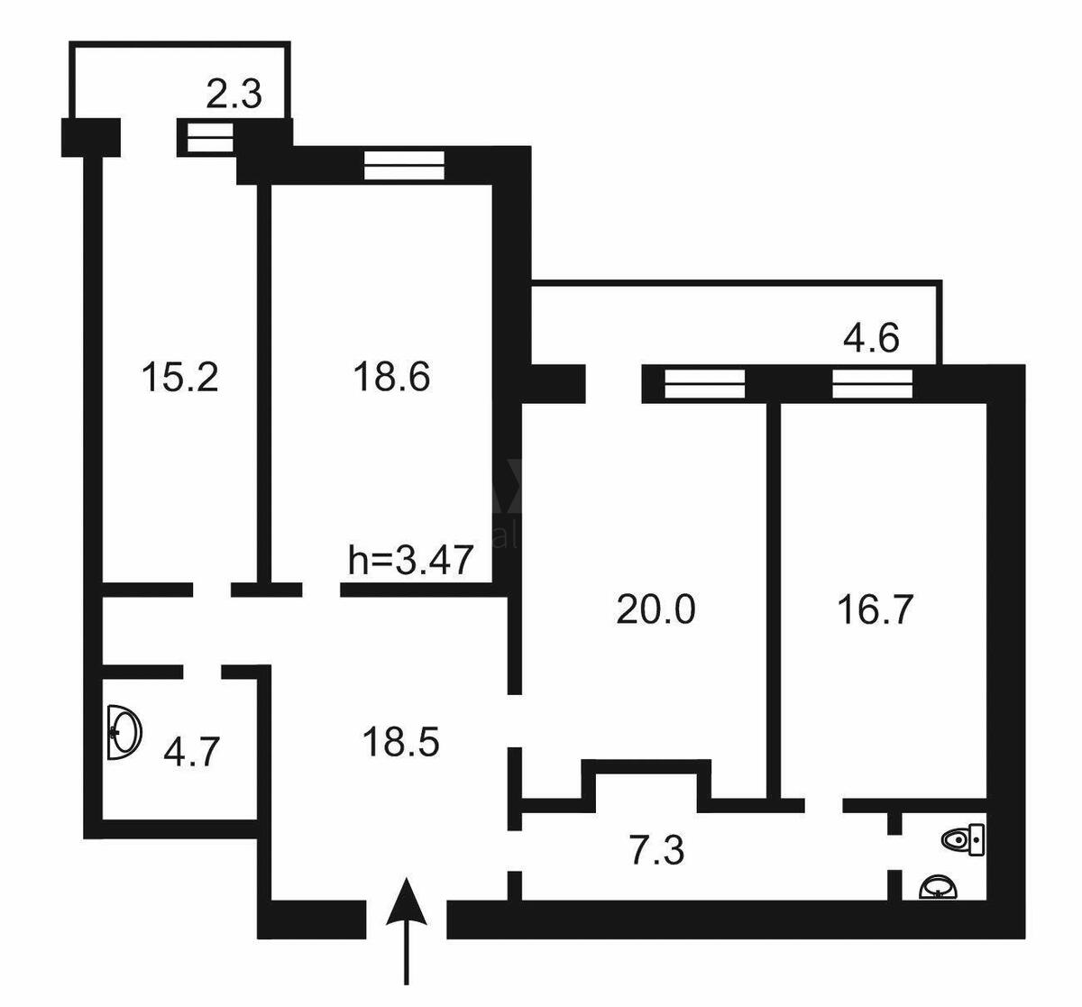 Office vul. Pushkins'ka 33, 109m212