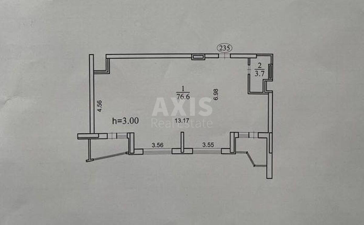 3k apartment vul. Urlivs'ka 23Б628106