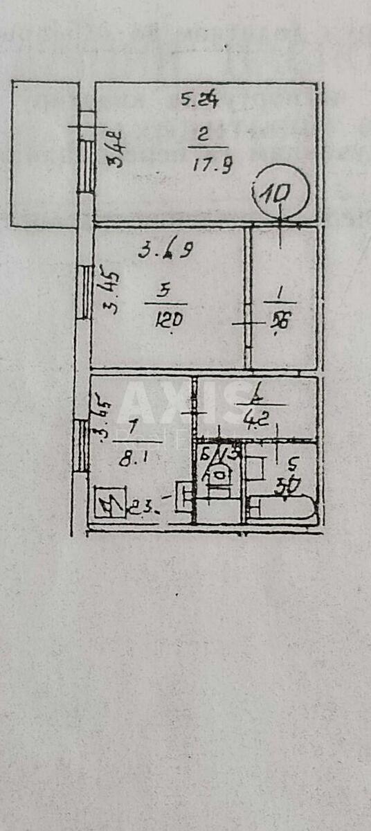 2k apartment pr-t Grygorenka Petra 11А5912214