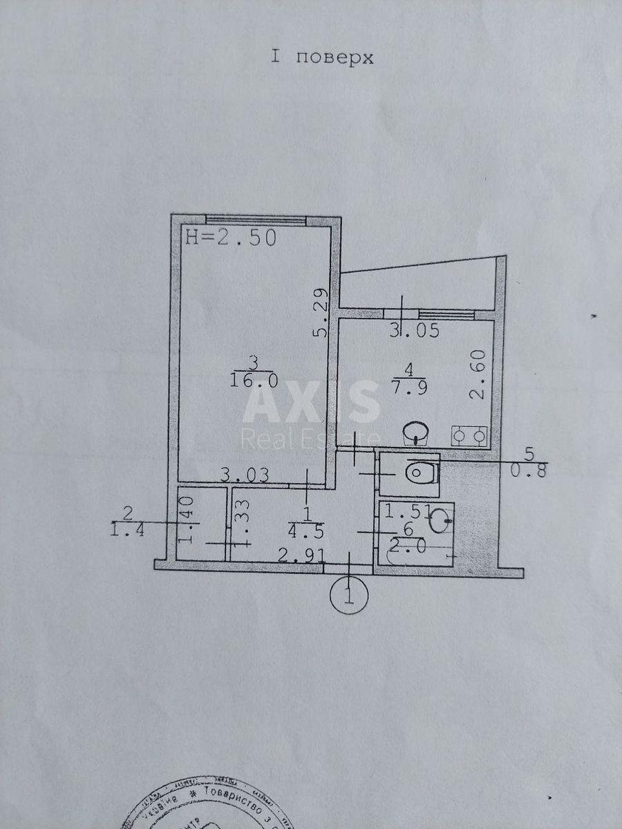 1k apartment pr-t Lesja Kurbasa 19/1110