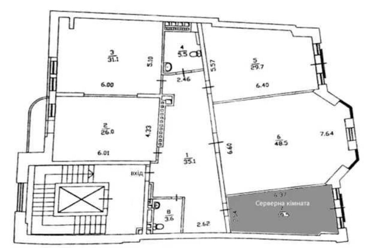 Office uzv. Krutyj 7, 214m2582076
