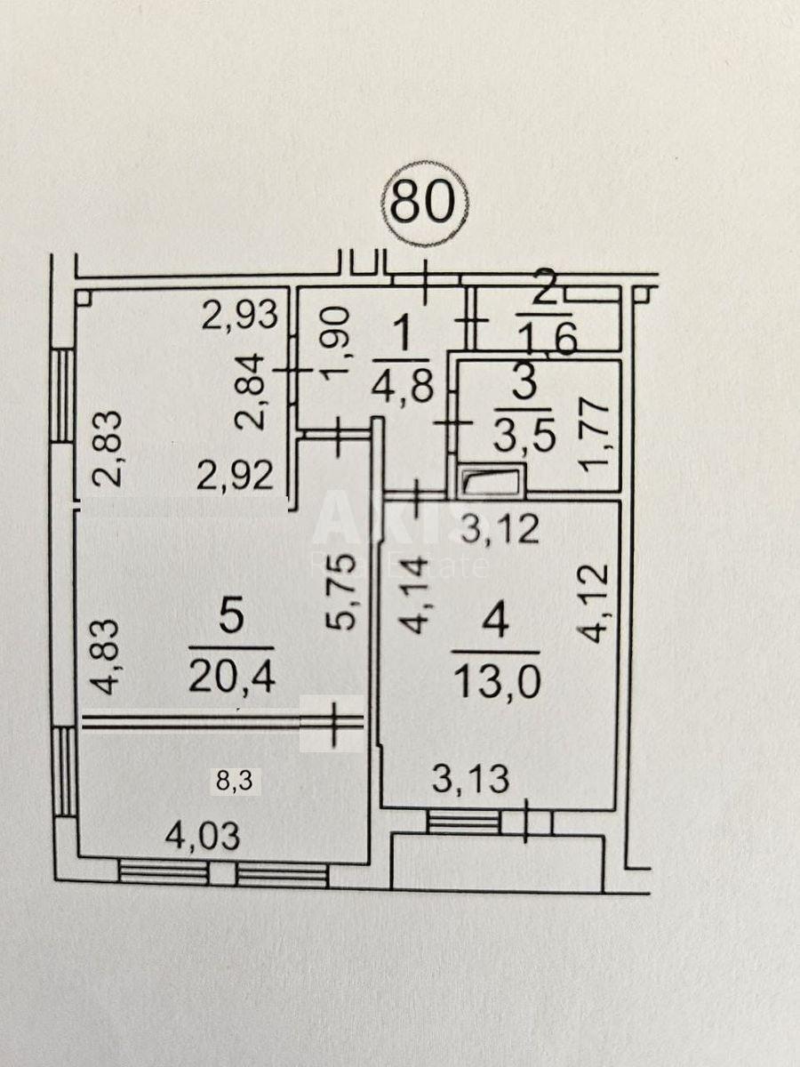 2k apartment vul. Klavdii'vs'ka 405830116