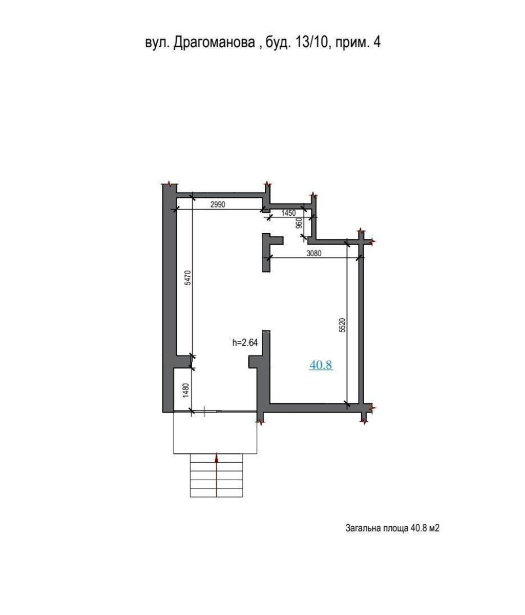 Объект торговли ул. Драгоманова 13/10, 75м2586633
