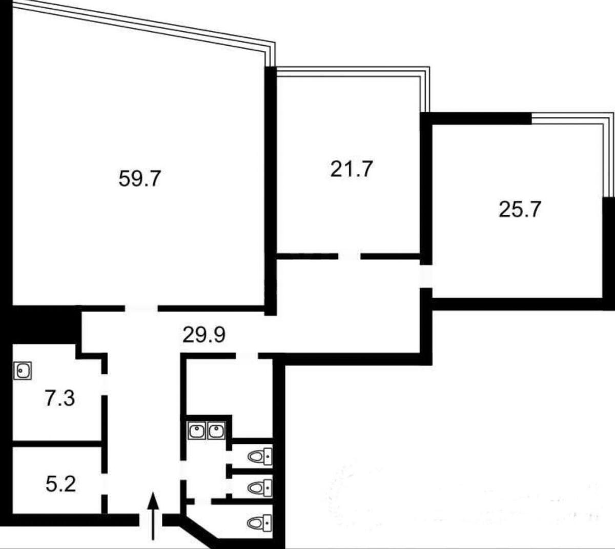 Office uzv. Klovs'kyj 7, 154m212