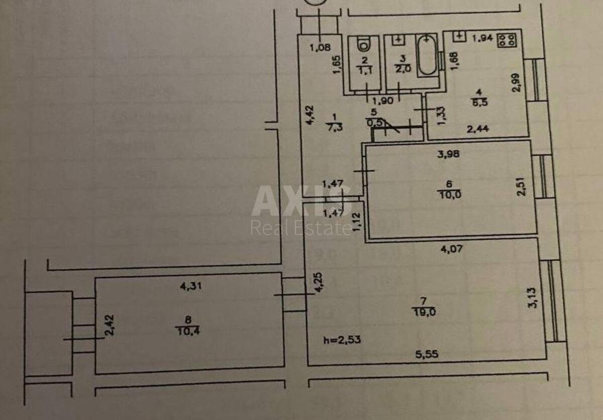 3k apartment vul. Jevgena Konoval'cja 15/3512905