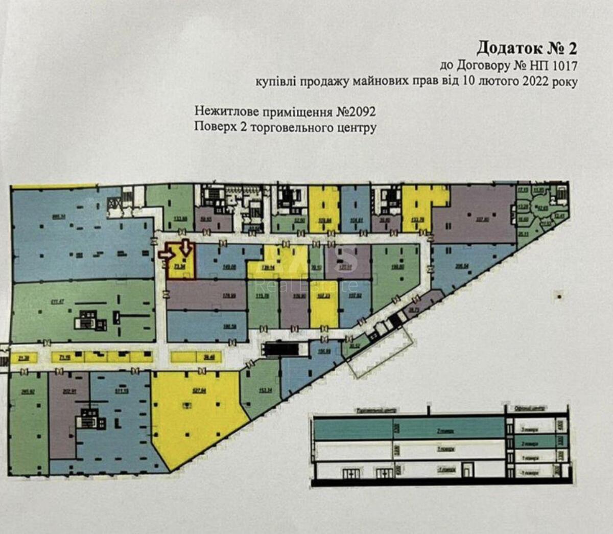 Объект торговли пр-т Бажана Николая 17, 73м21