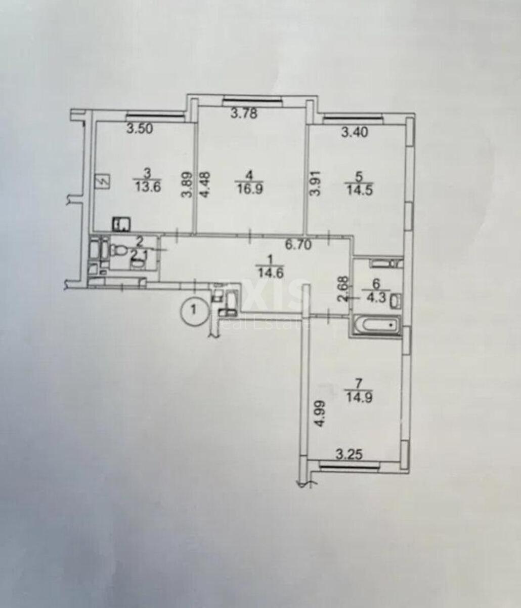 3к квартира пр-т Берестейский 67Б6307110