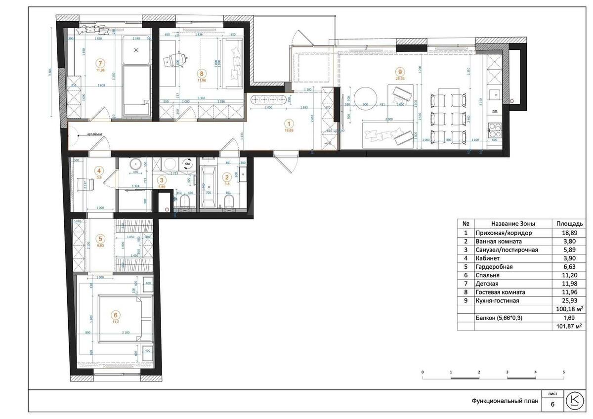 3k apartment vul. Osokors'ka 2А6275413
