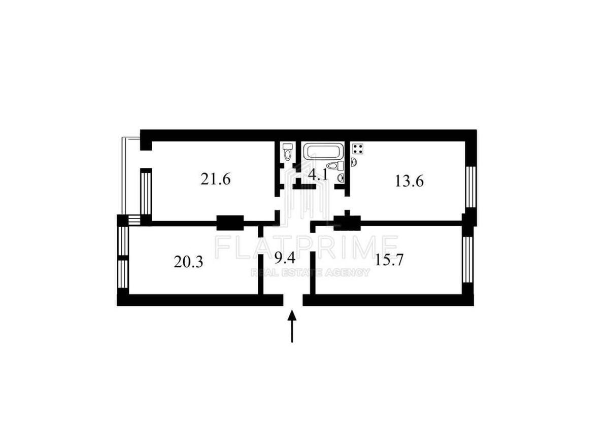 3k apartment vul. Pushkins'ka 12582793