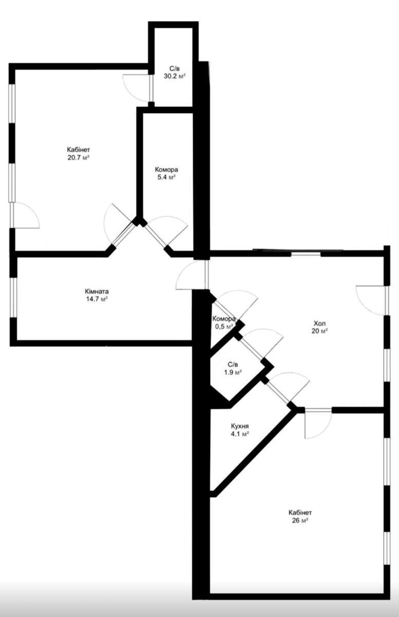Office vul. Mykil's'ko-Botanichna 15/17, 100m2593969