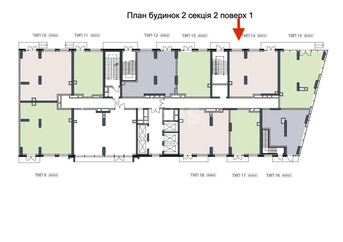 Объект сервиса ул. Заболотного Академика 1А, 70м20