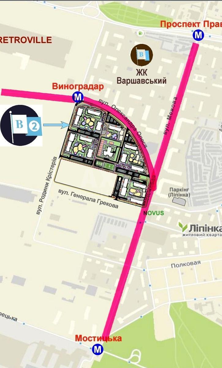 3к квартира вул. Олександра Олеся 1610514