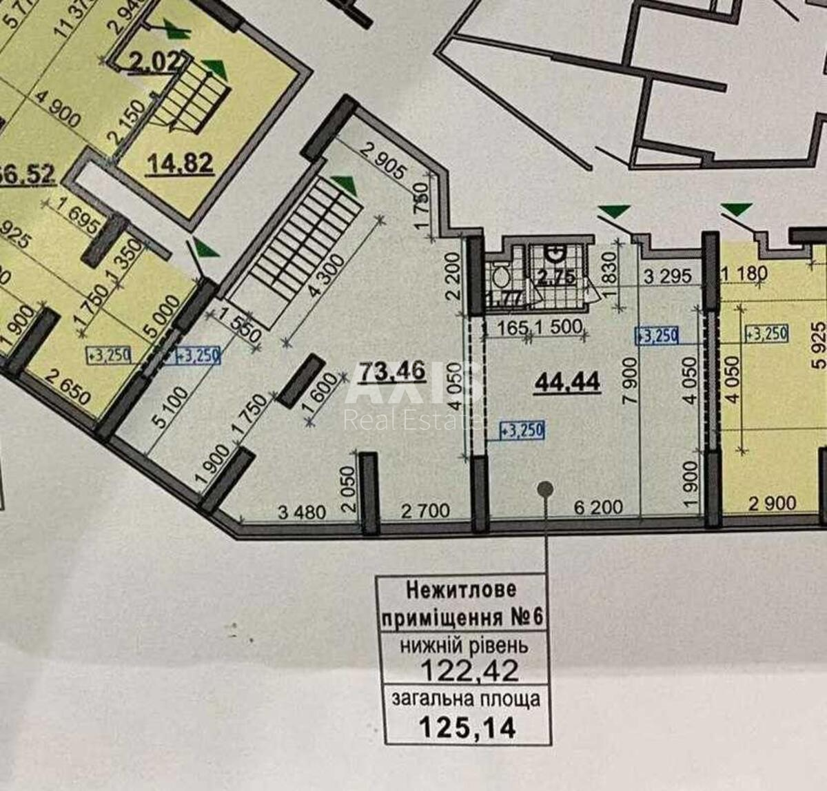 Service object nab. Dniprovs'ka 15, 125m24868112