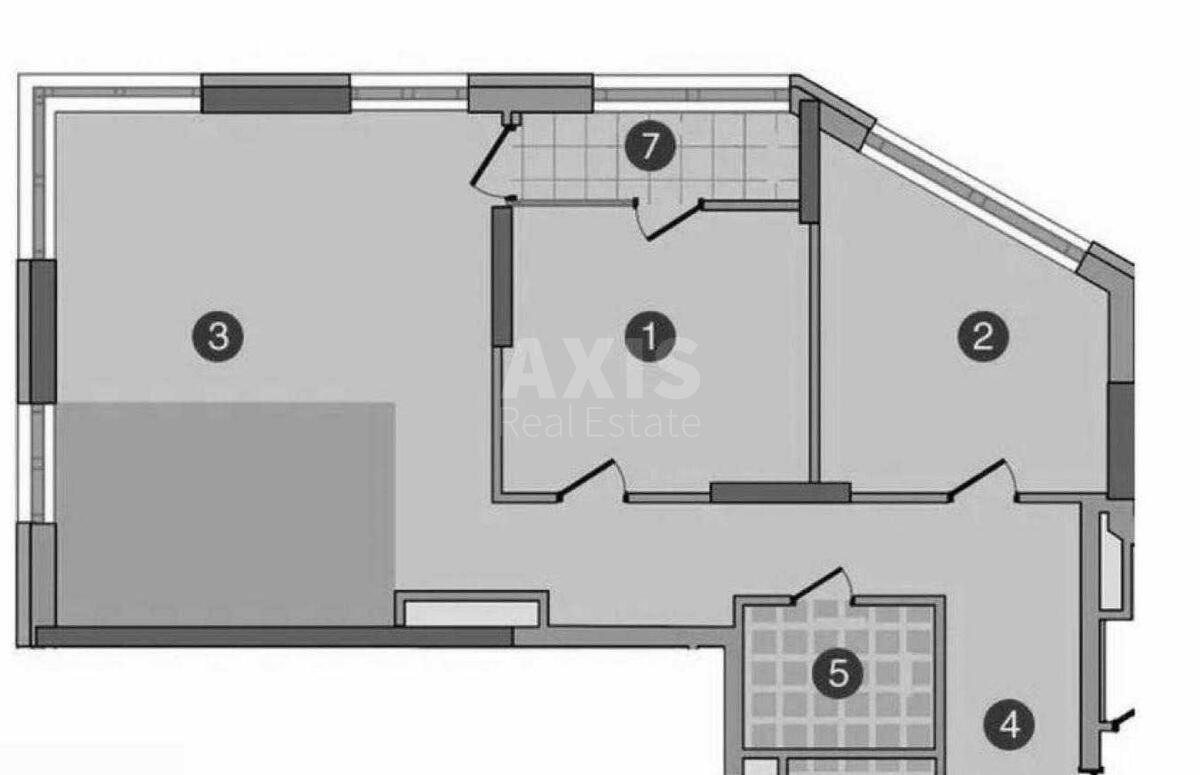 3k apartment vul. Zarichna 7629108