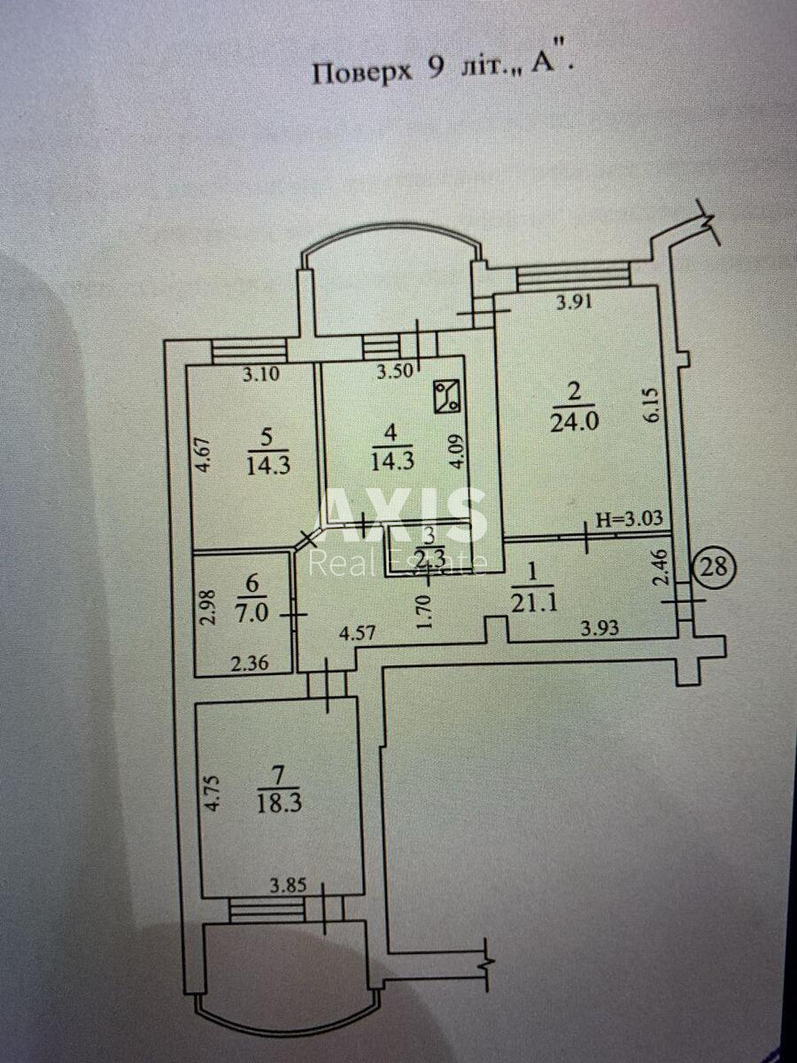 3k apartment vul. Tymoshenka Marshala 2112