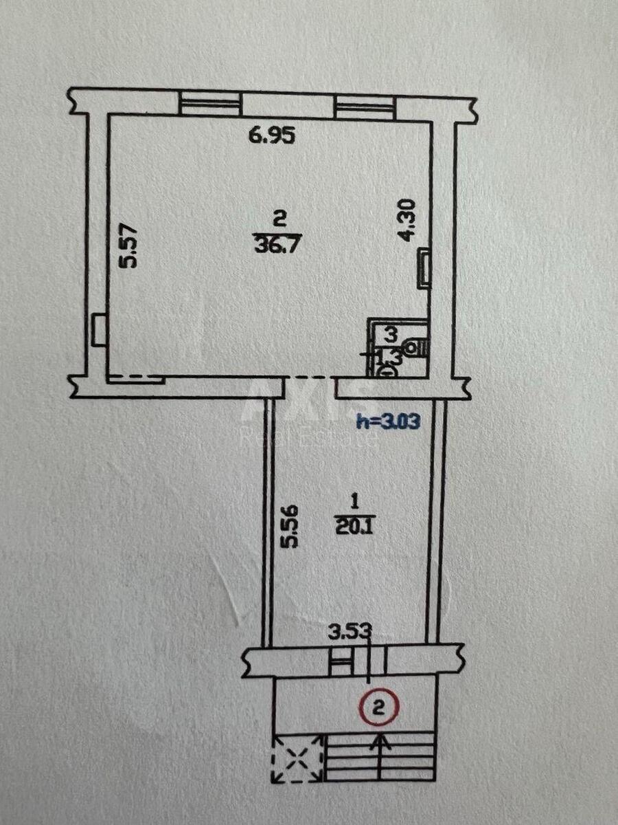 Trade object vul. Bazhova 13/9, 60m2613837