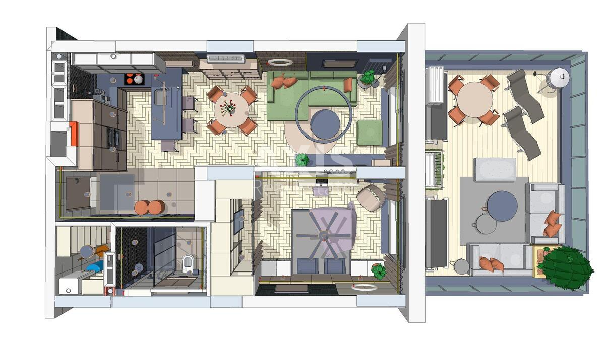 2k apartment vul. Zhmachenka Generala 261