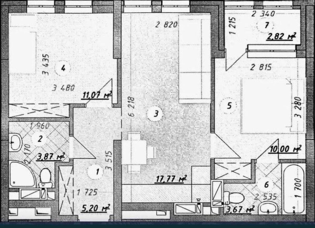 2k apartment vul. Svyatoslava Khorobroho 36281111