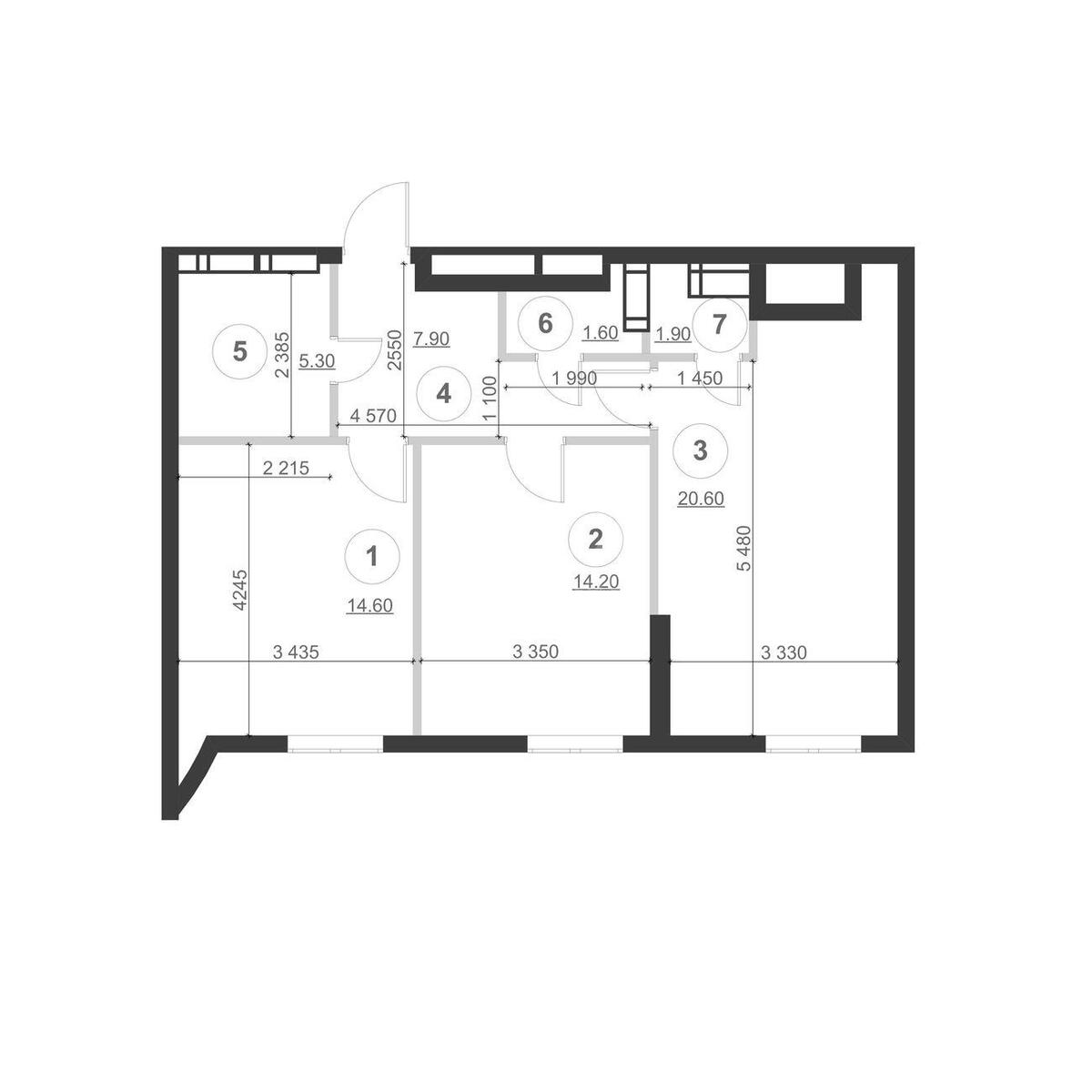 2k apartment vul. Pymonenka Mykoly 216233714
