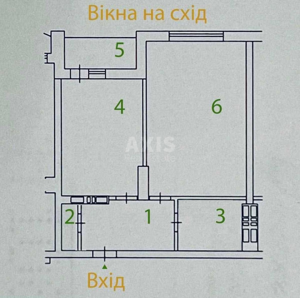 1k apartment vul. Myhajla Maksymovycha 3Г10