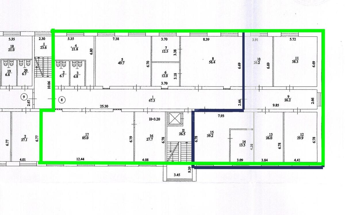 Office pr-t Vidradnyj 95Г, 545m210