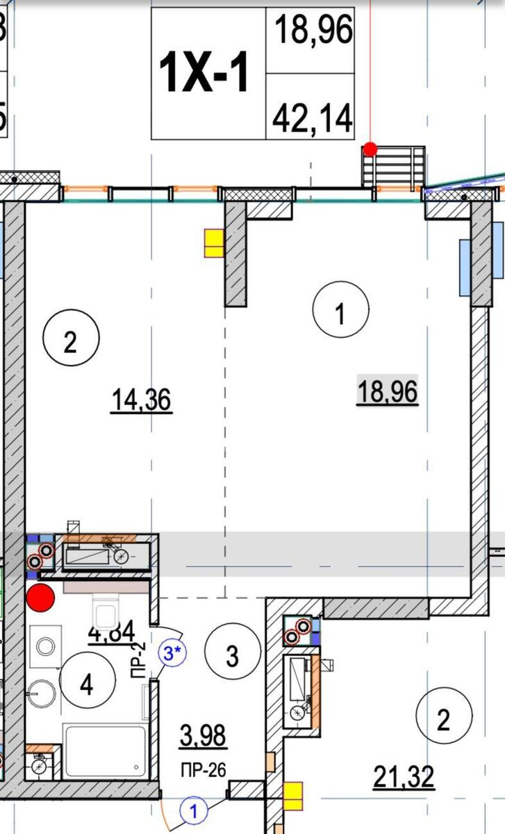 1k apartment vul. Zabolotnogo Akademika 1552859