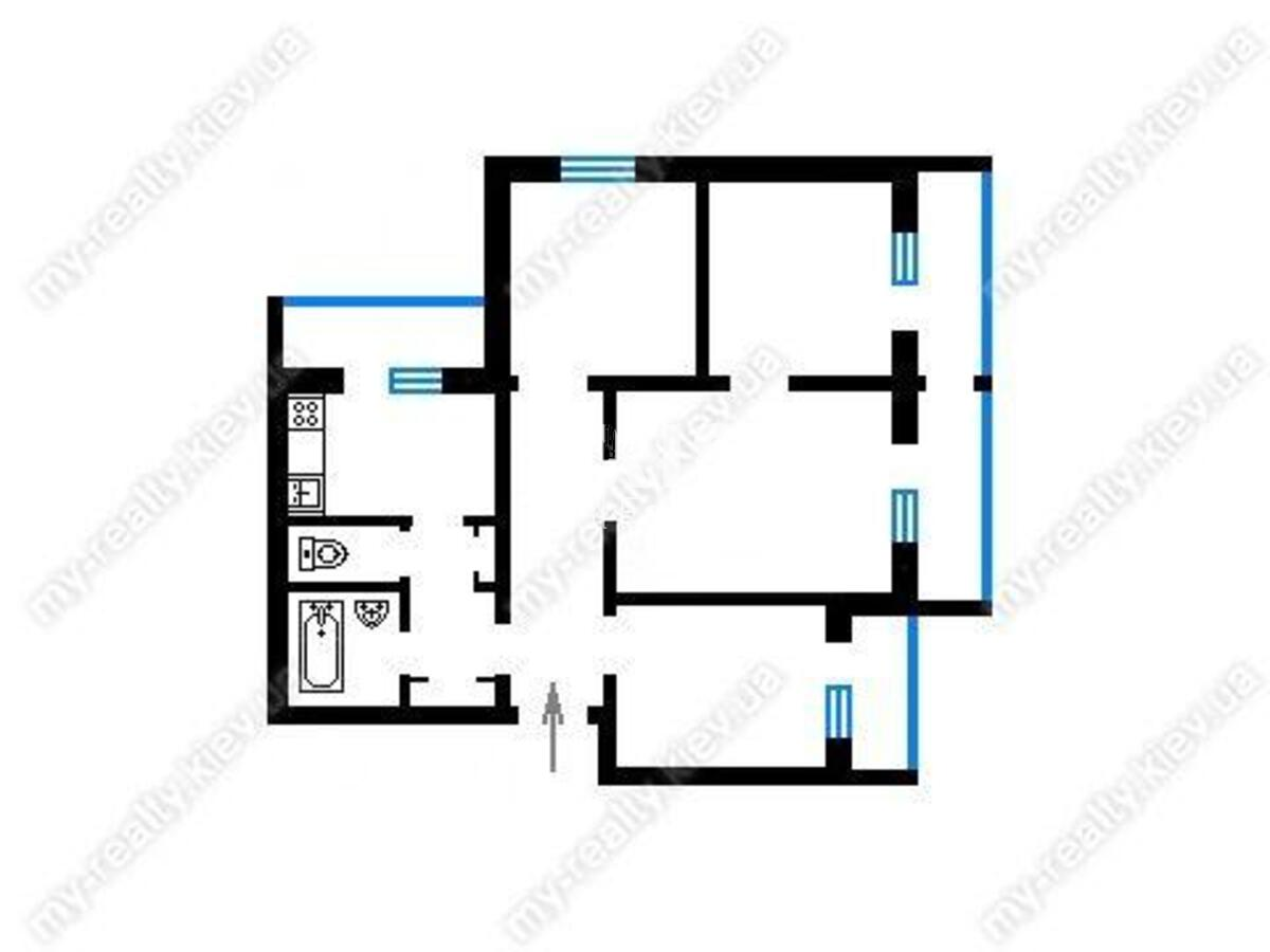 4к квартира ул. Причальная 335