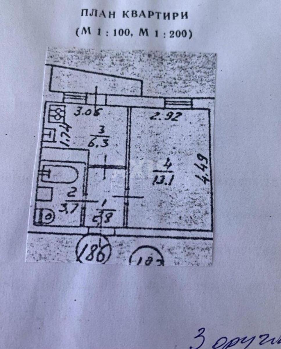 1k apartment vul. Zroshuval'na 3Б5