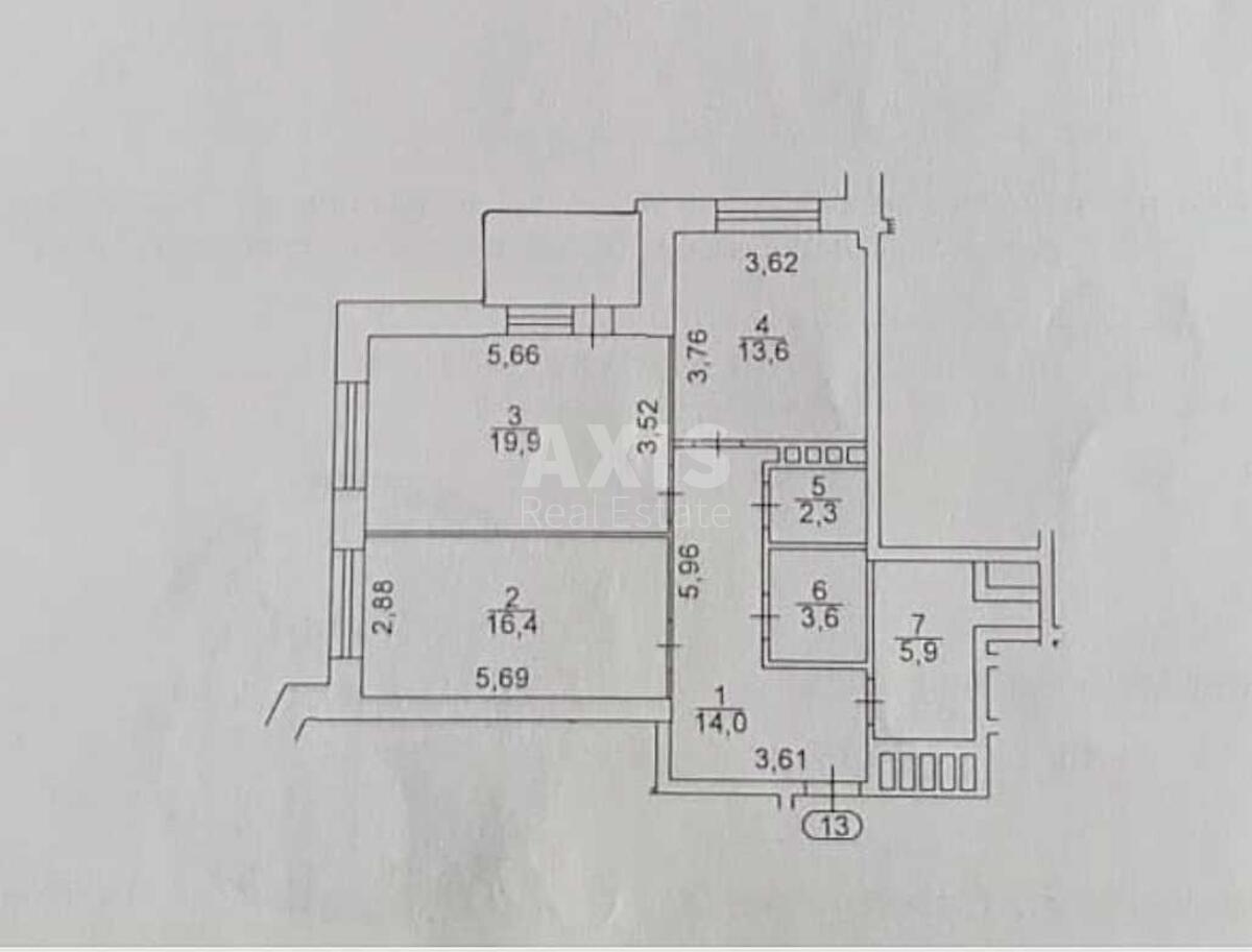 2k apartment vul. Mykil's'ko-Slobids'ka 3А5