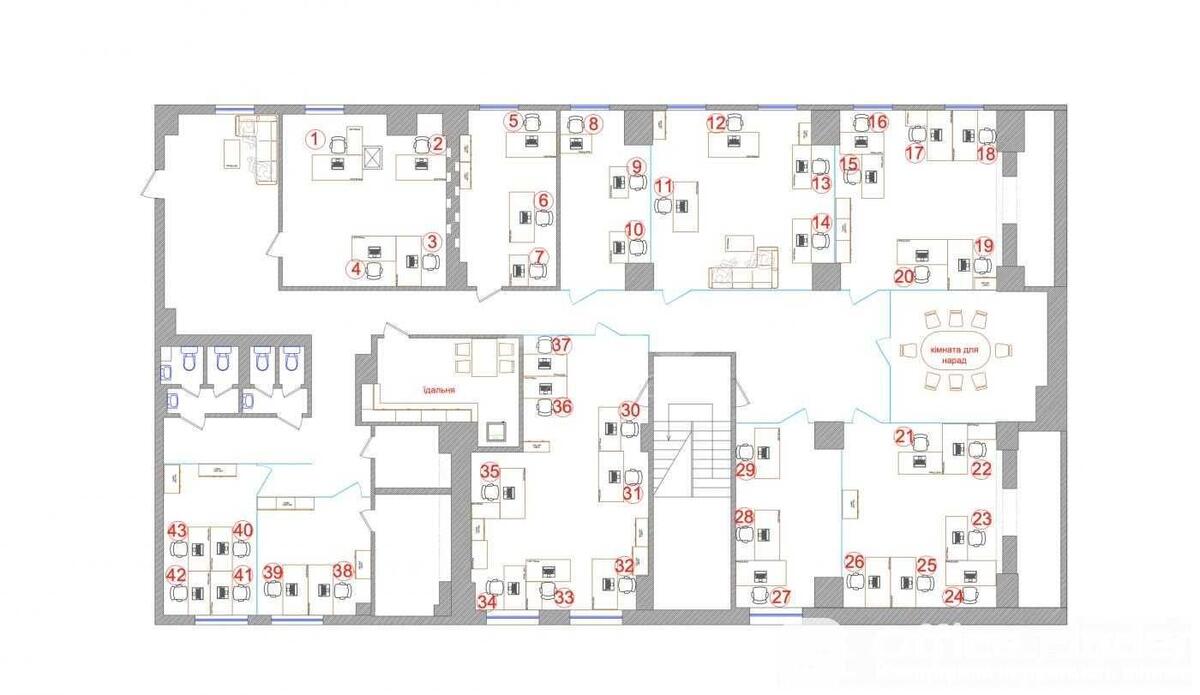 Office vul. Velyka Vasyl'kivs'ka 72, 400m2580811