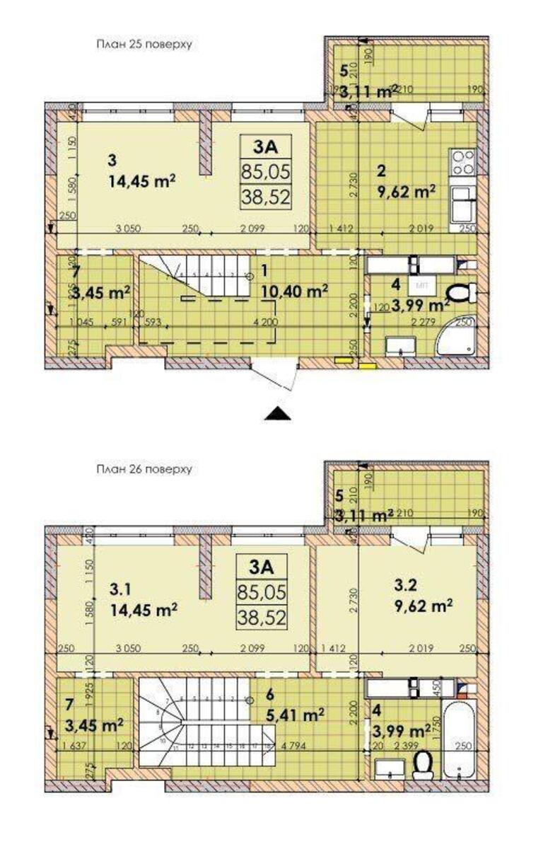 3k apartment vul. Sosjury Volodymyra 6578156