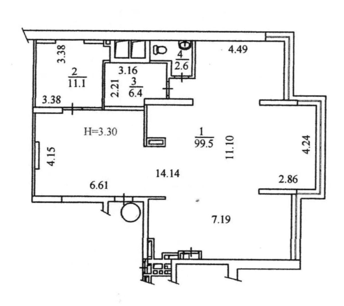 Office pr-t Obolons'kyj 26, 120m26118613