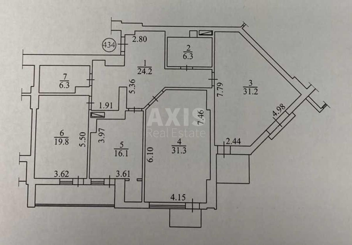 3k apartment vul. Jevgena Konoval'cja 44А7