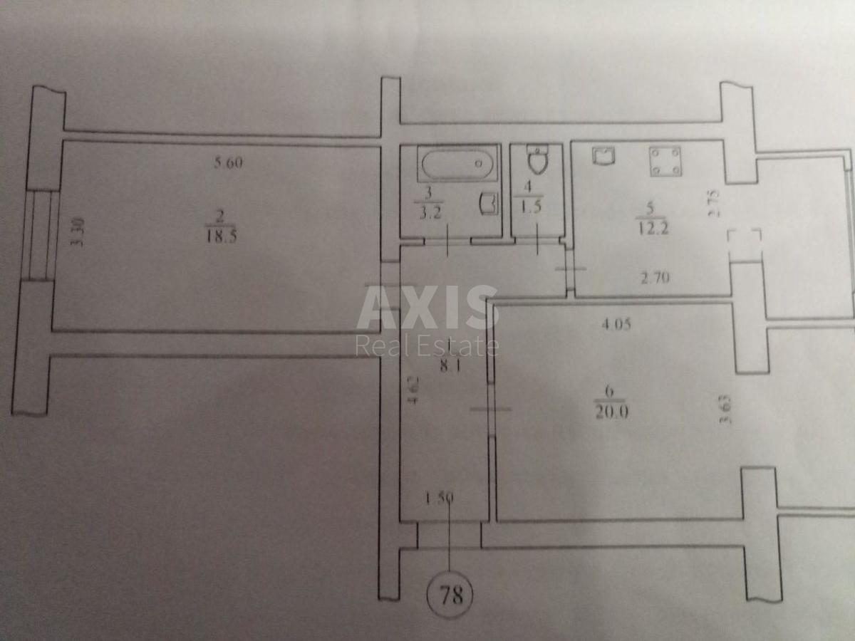 2k apartment vul. Baggovutivs'ka 3611