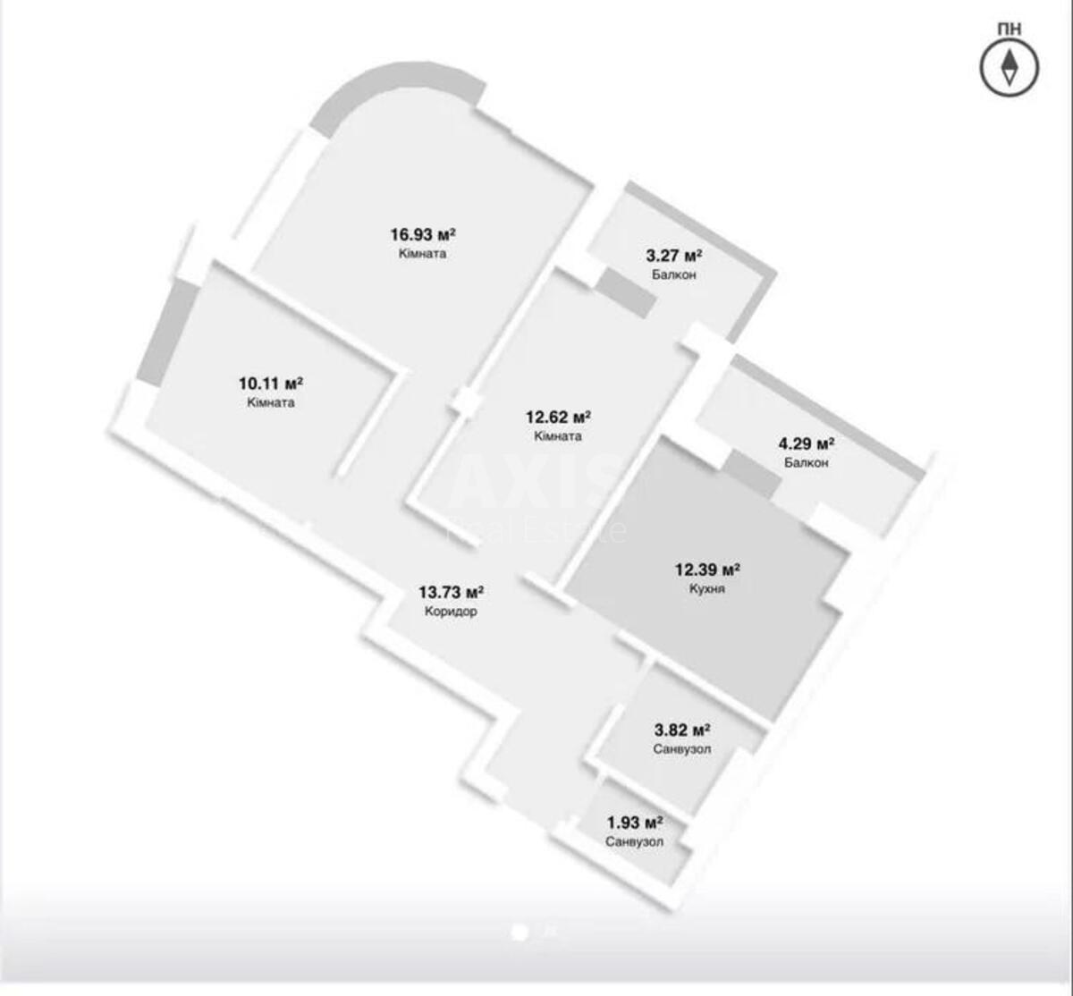 3k apartment vul. Kadets'kyj gaj 12572849